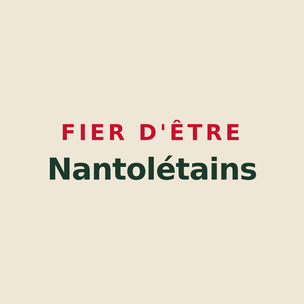 Tote bag « Fier d'être Nantolétains » — design pour Nantouillet