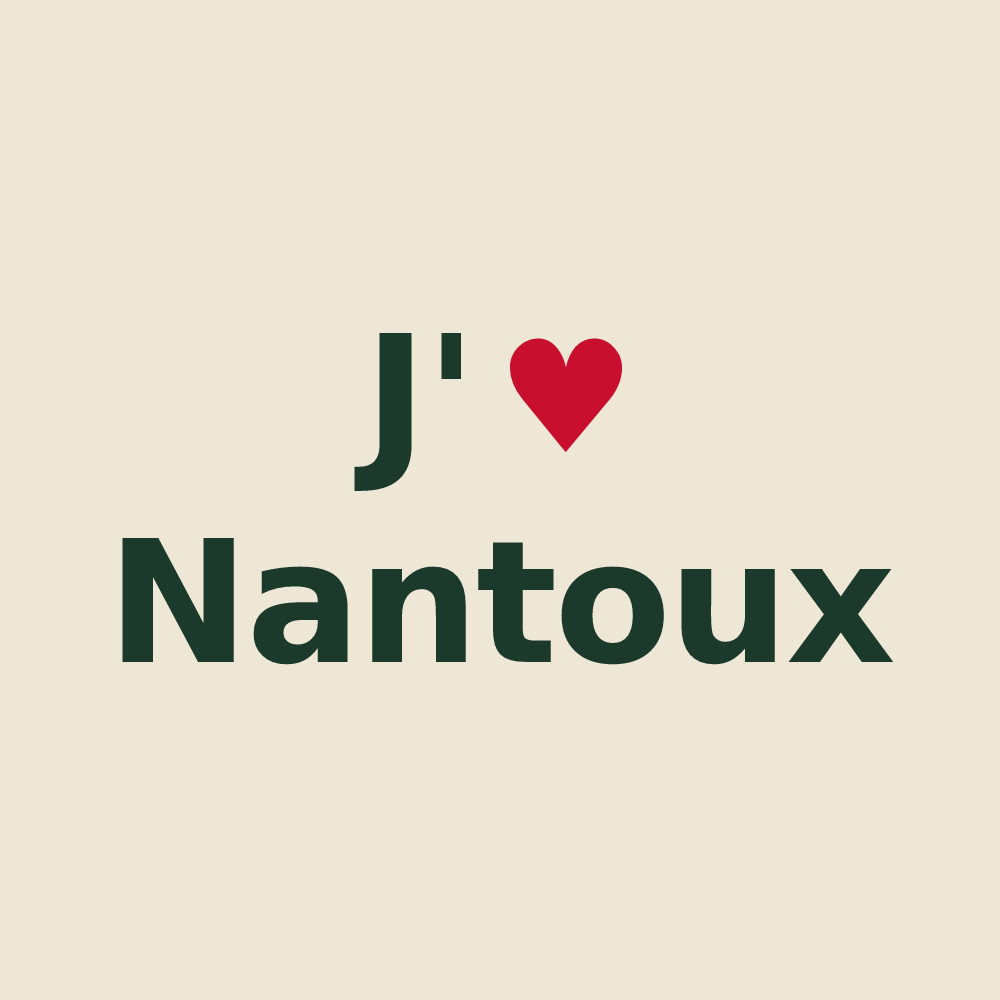 Tote bag personnalisé Nantoux — design J'aime Nantoux