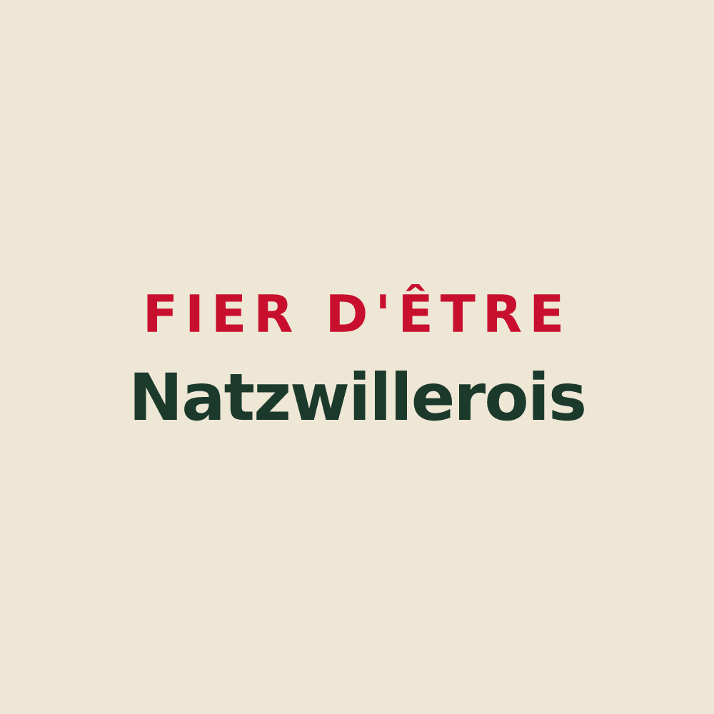 Tote bag « Fier d'être Natzwillerois » — design pour Natzwiller