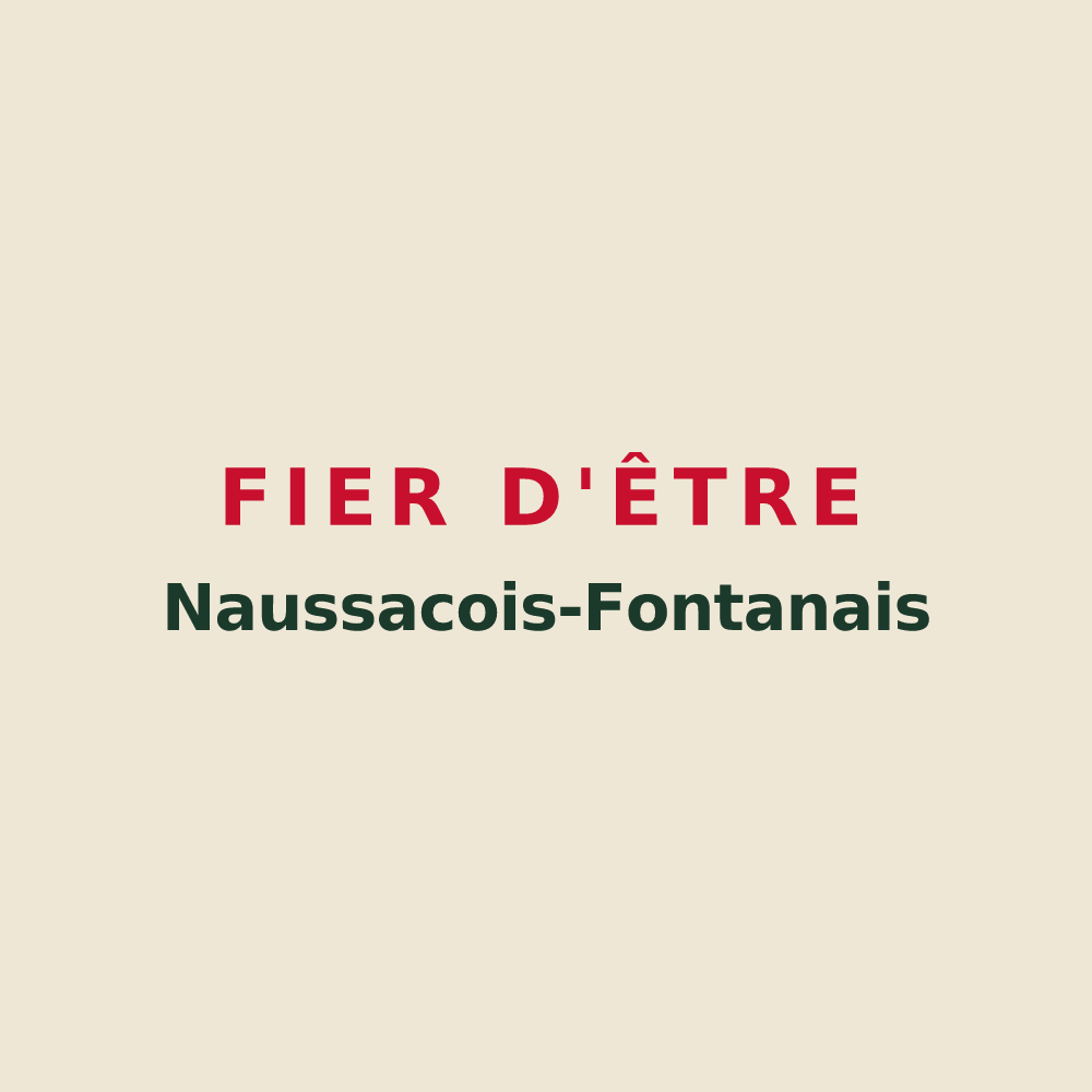 Tote bag « Fier d'être Naussacois-Fontanais » — design pour Naussac-Fontanes