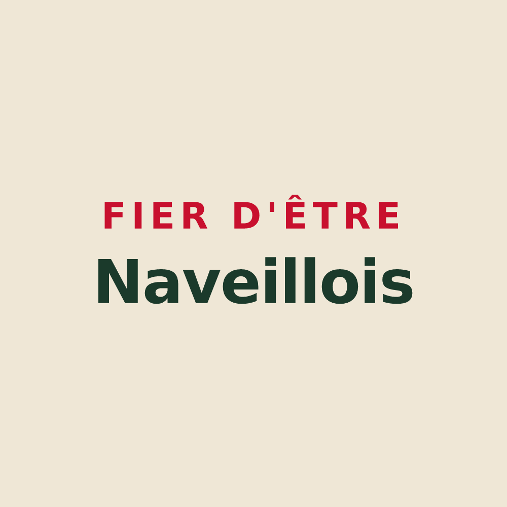 Tote bag « Fier d'être Naveillois » — design pour Naveil