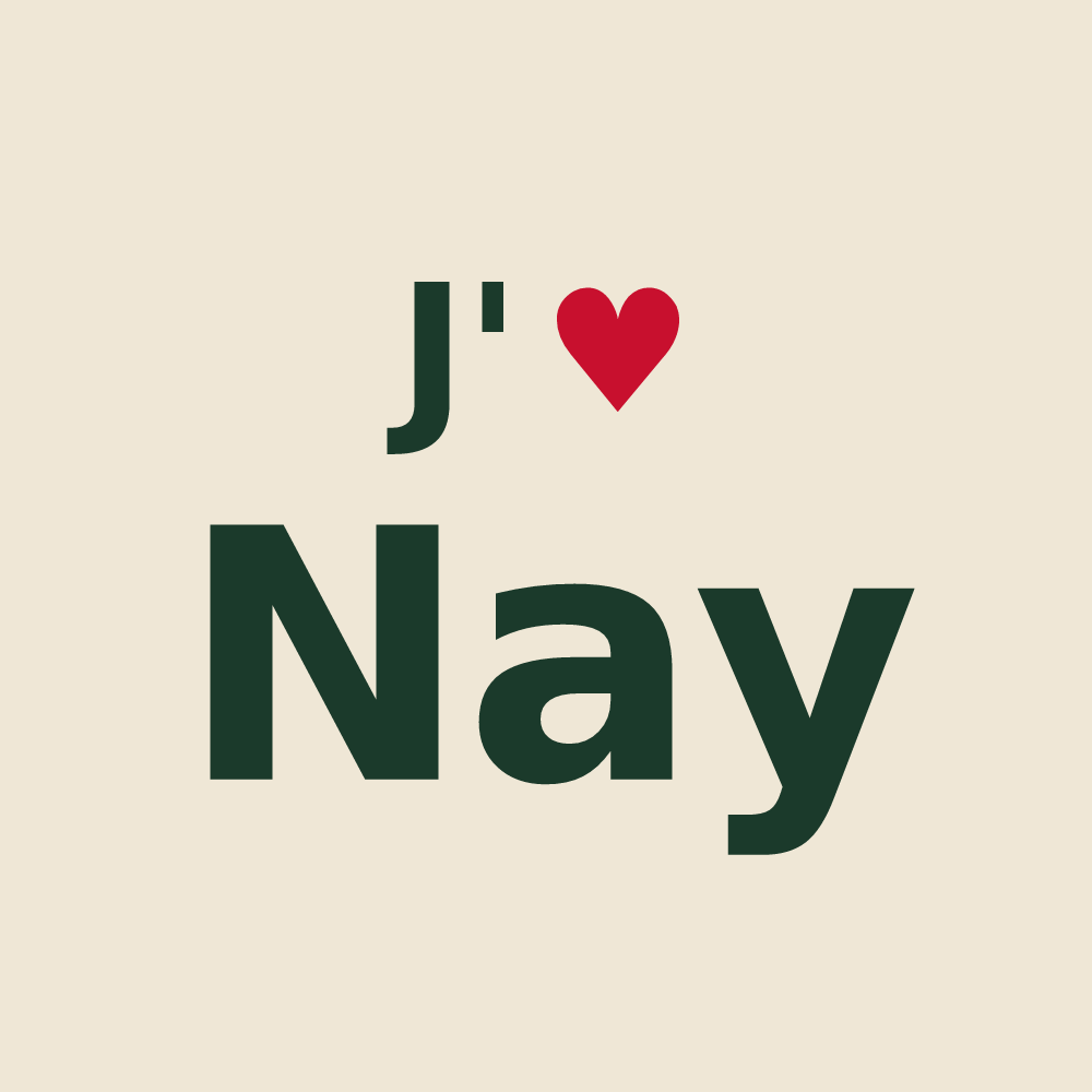 Tote bag personnalisé Nay — design J'aime Nay