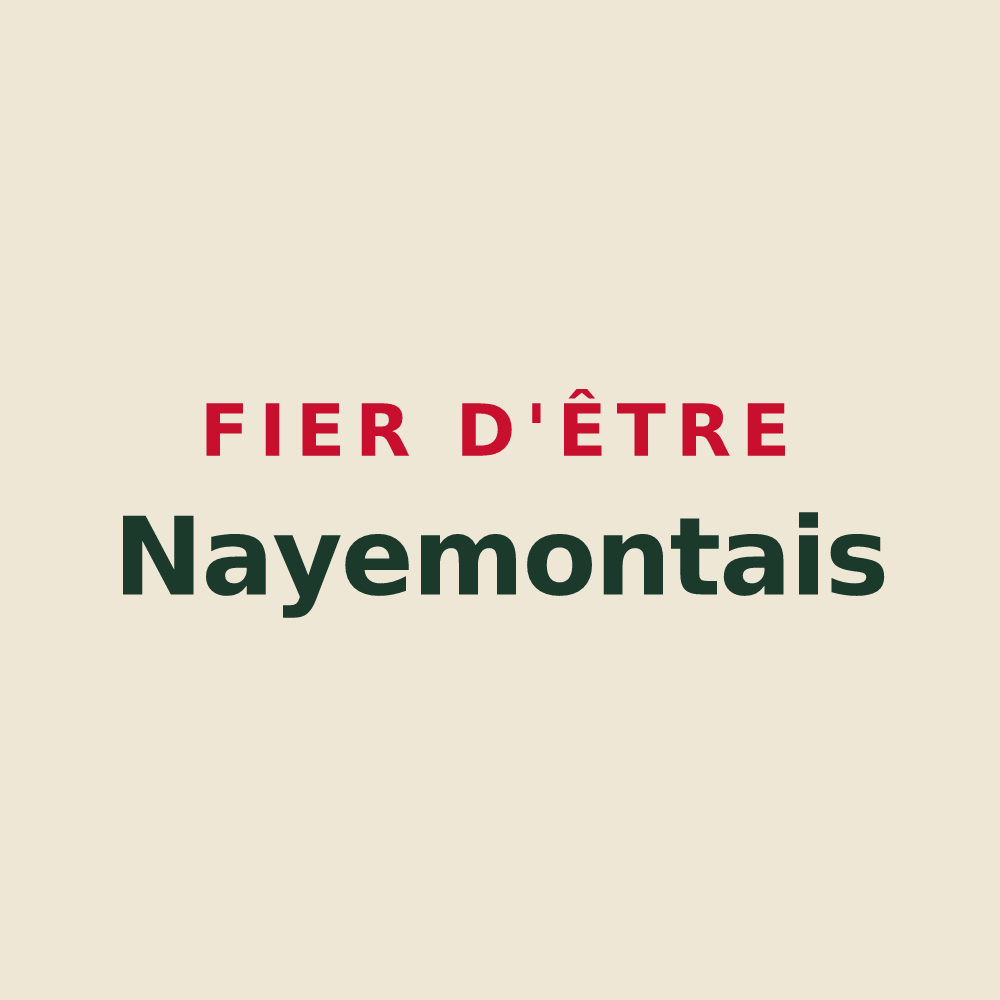 Tote bag « Fier d'être Nayemontais » — design pour Nayemont-les-Fosses