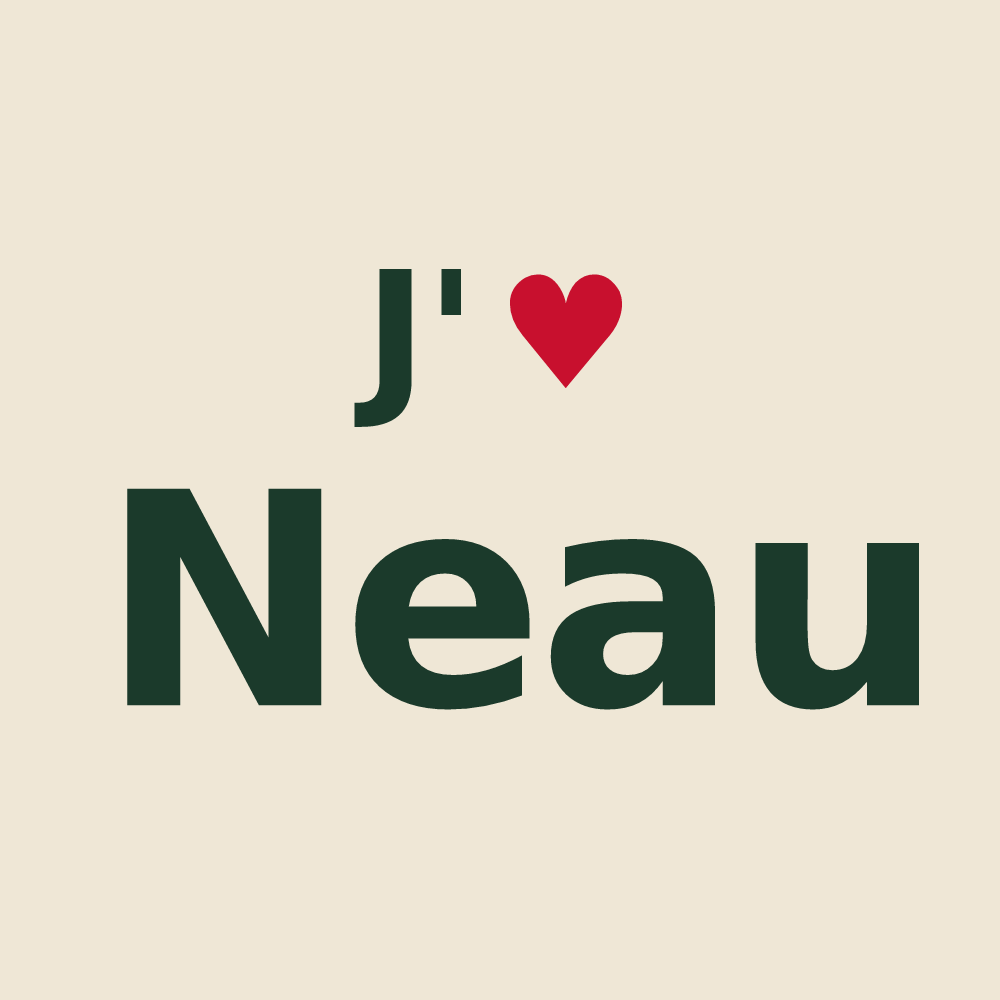 Tote bag personnalisé Neau — design J'aime Neau