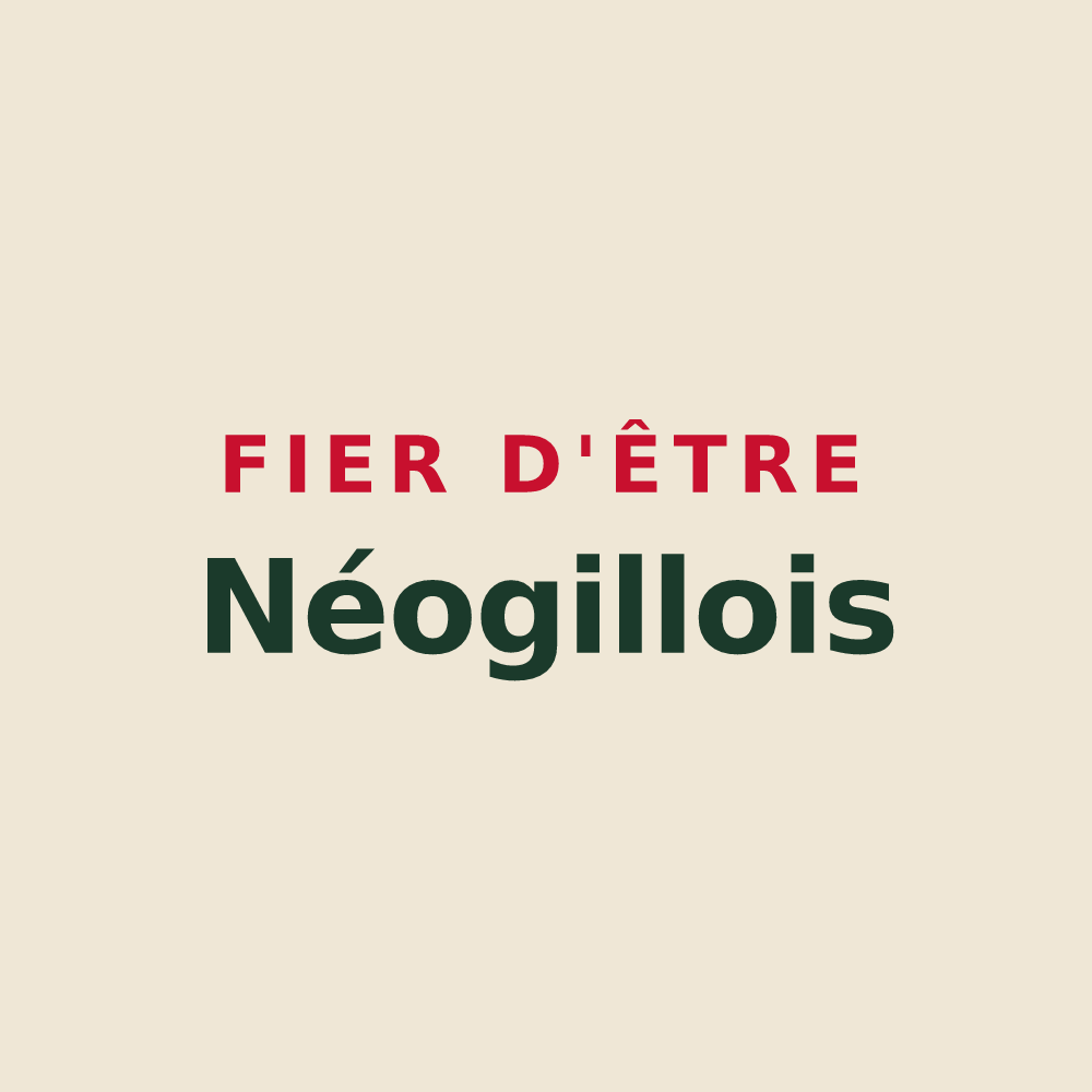 Tote bag « Fier d'être Néogillois » — design pour Neau