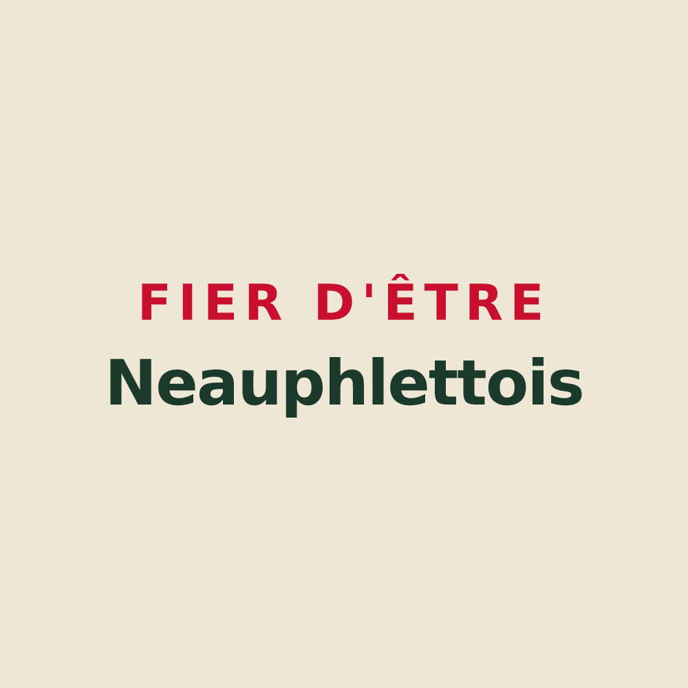 Tote bag « Fier d'être Neauphlettois » — design pour Neauphlette
