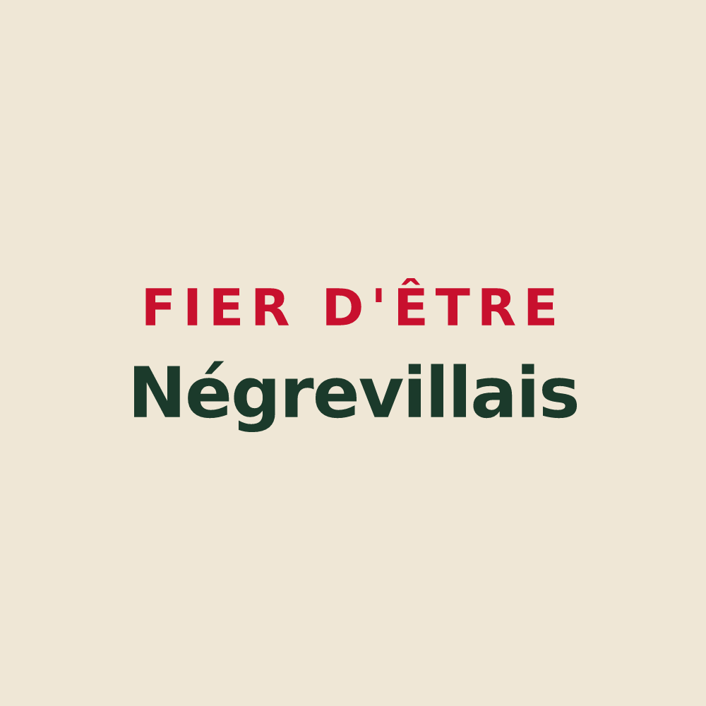 Tote bag « Fier d'être Négrevillais » — design pour Négreville