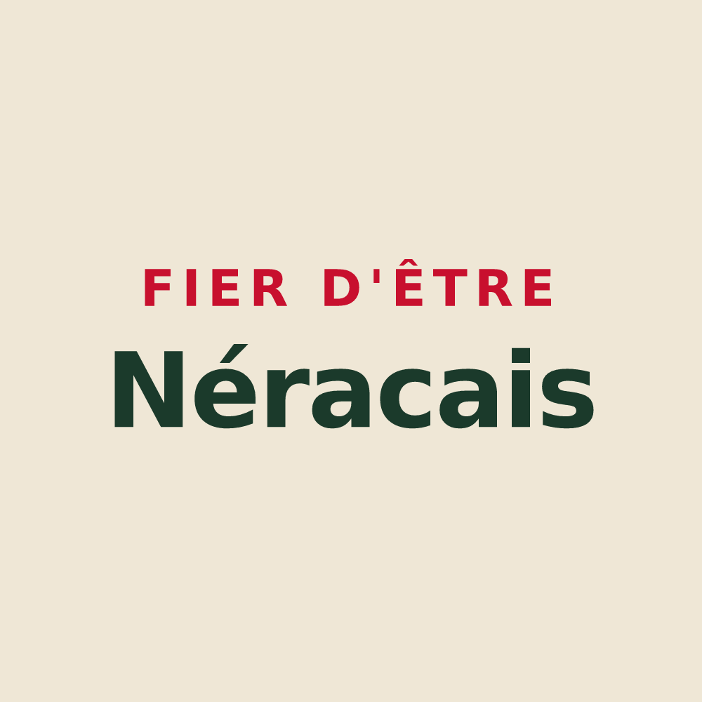 Tote bag « Fier d'être Néracais » — design pour Nérac