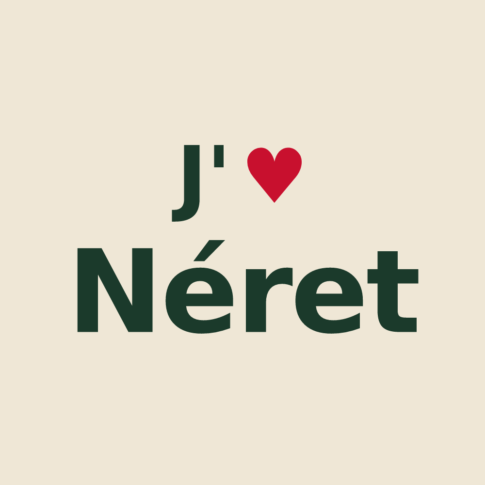 Tote bag personnalisé Néret — design J'aime Néret