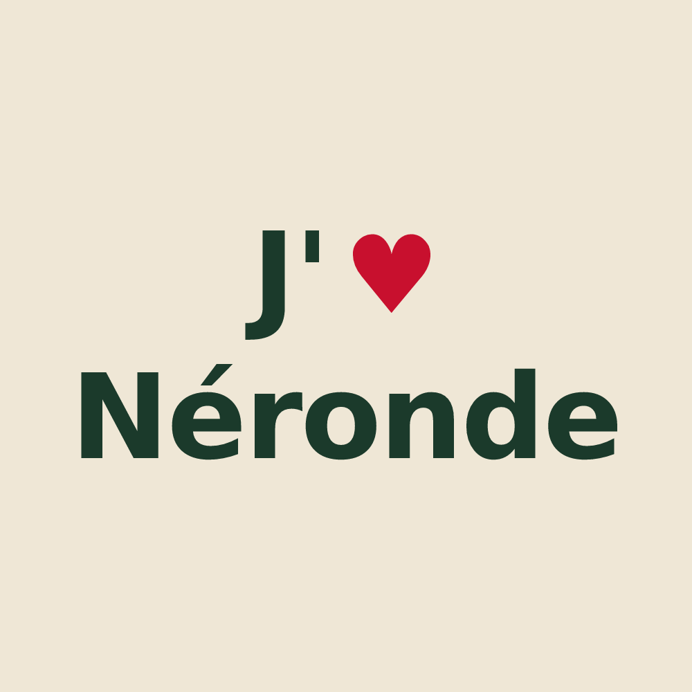 Tote bag personnalisé Néronde — design J'aime Néronde