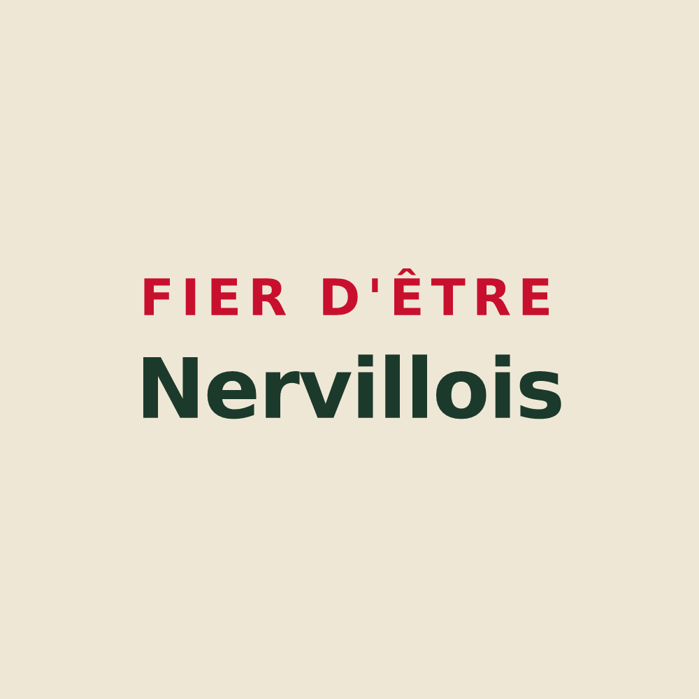 Tote bag « Fier d'être Nervillois » — design pour Nerville-la-Forêt