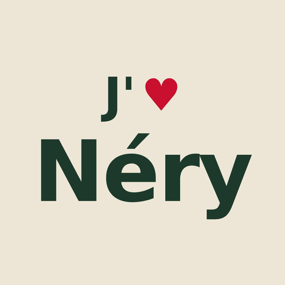 Tote bag personnalisé Néry — design J'aime Néry