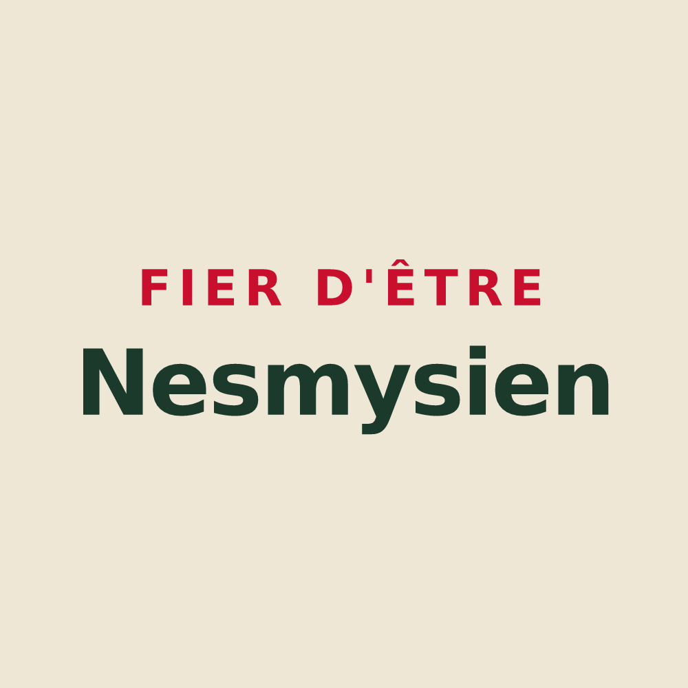 Tote bag « Fier d'être Nesmysien » — design pour Nesmy