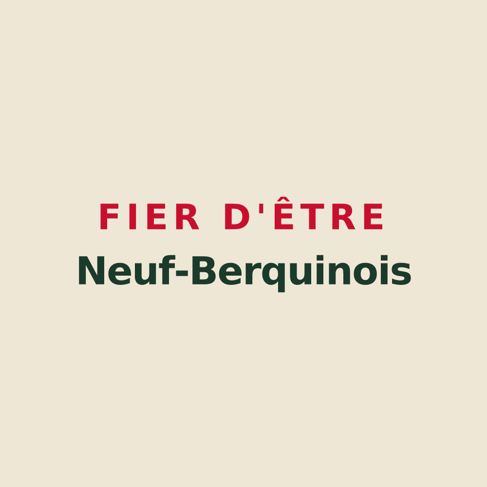 Tote bag « Fier d'être Neuf-Berquinois » — design pour Neuf-Berquin