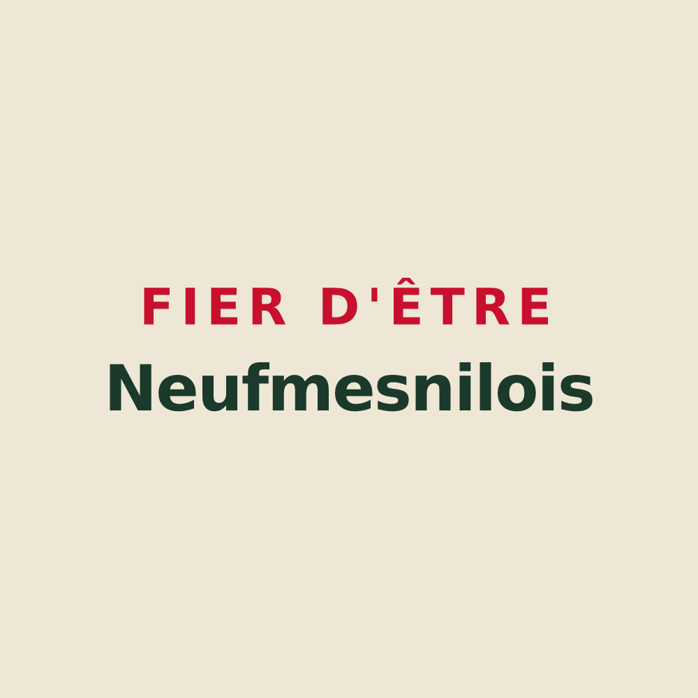 Tote bag « Fier d'être Neufmesnilois » — design pour Neuf-Mesnil