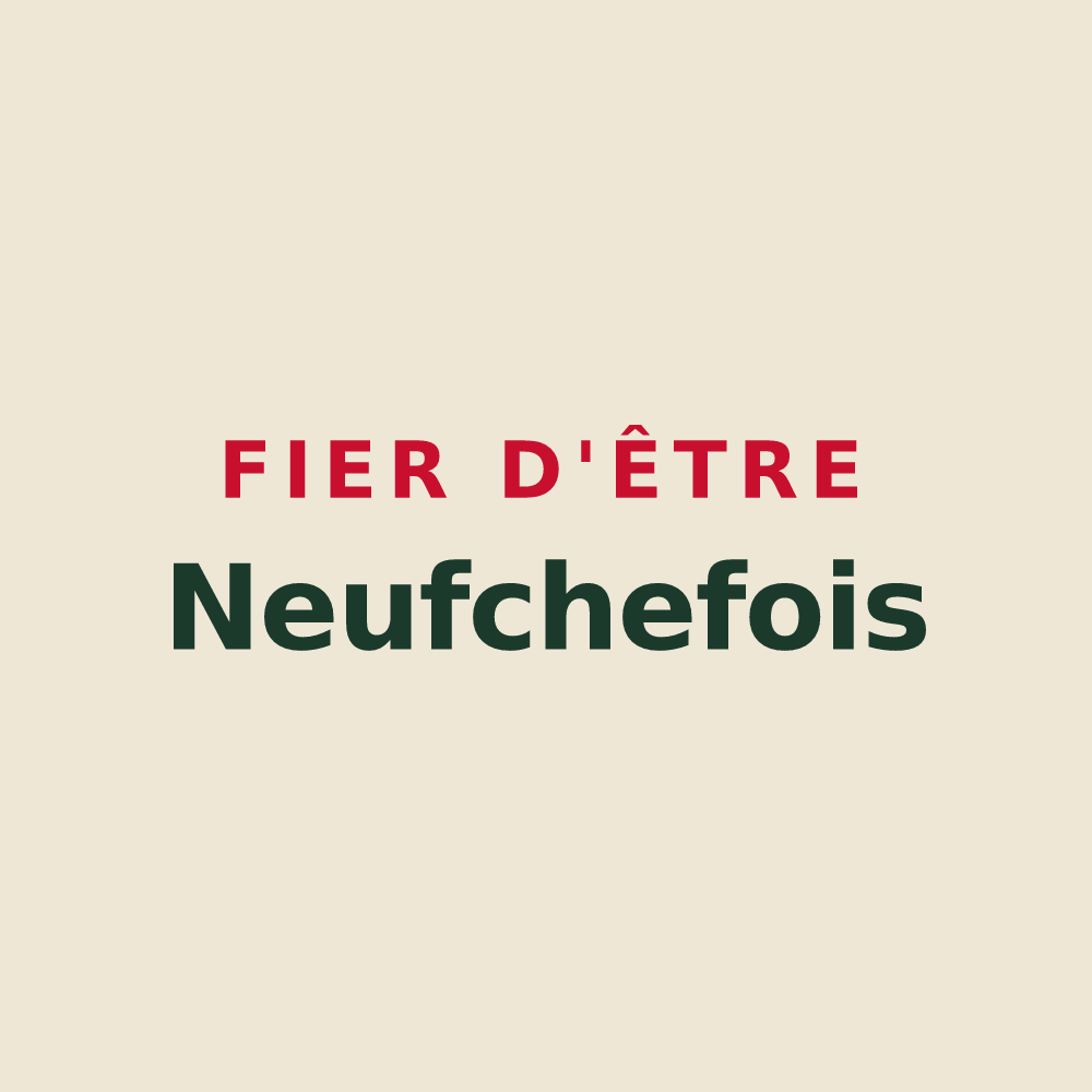 Tote bag « Fier d'être Neufchefois » — design pour Neufchef