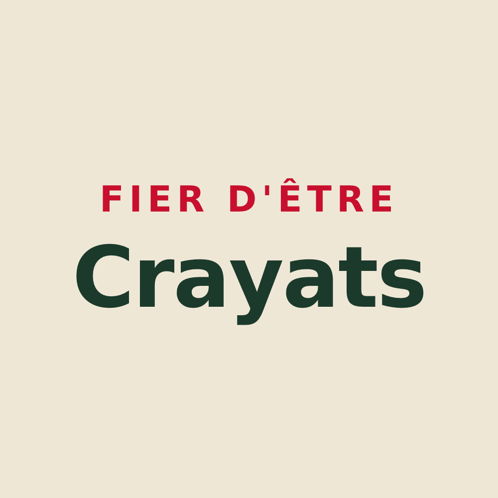 Tote bag « Fier d'être Crayats » — design pour Neufmanil