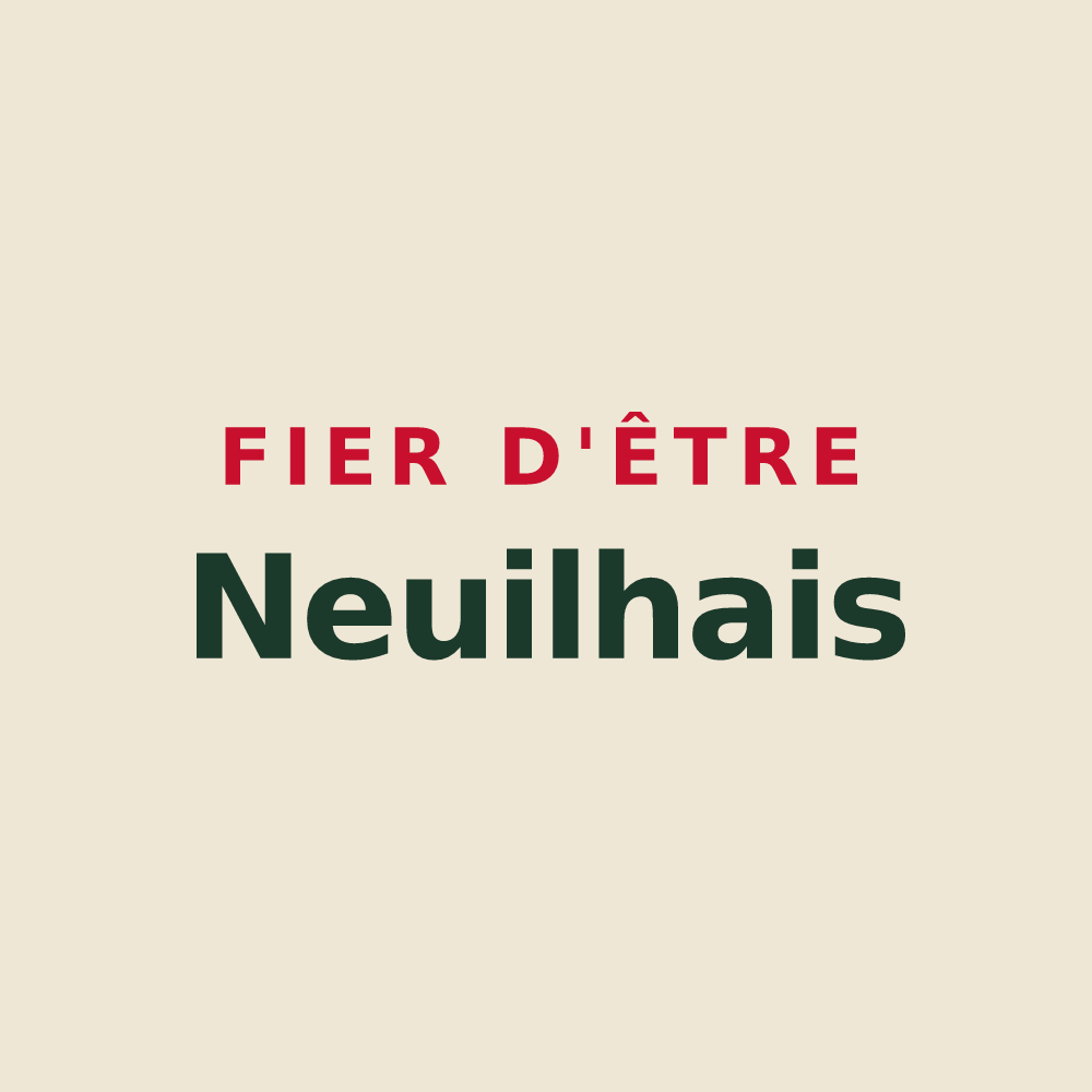 Tote bag « Fier d'être Neuilhais » — design pour Neuilh