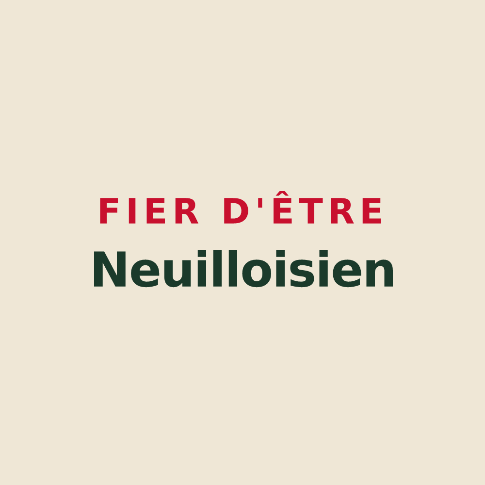 Tote bag « Fier d'être Neuilloisien » — design pour Neuilly-Crimolois