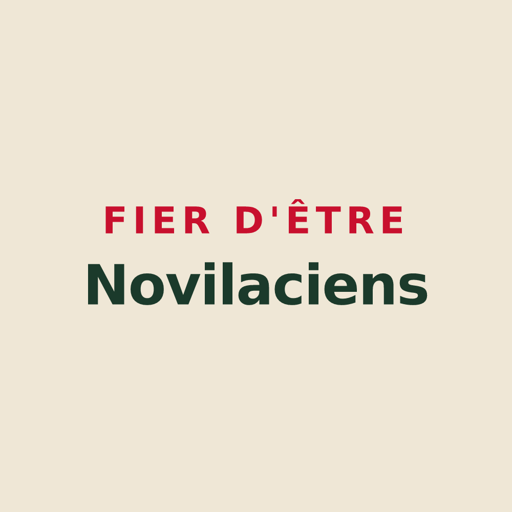 Tote bag « Fier d'être Novilaciens » — design pour Neuilly-en-Thelle