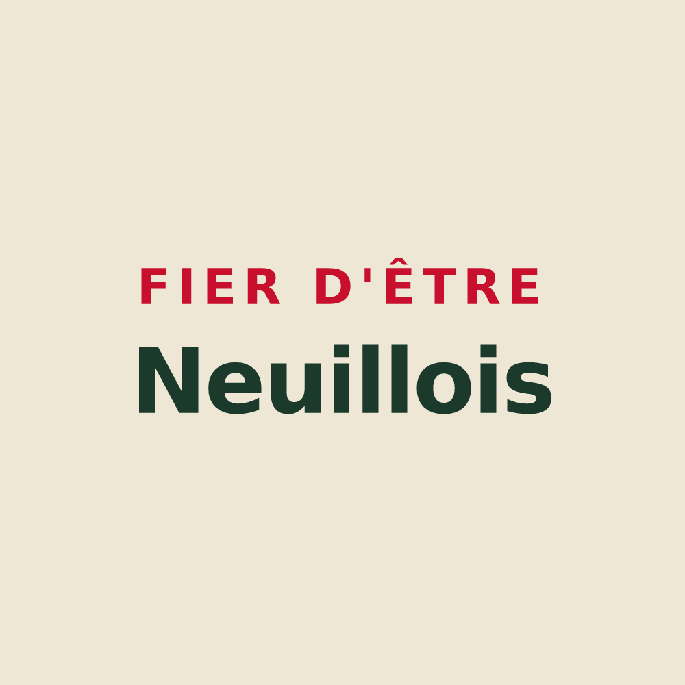 Tote bag « Fier d'être Neuillois » — design pour Neuilly-l'Hôpital