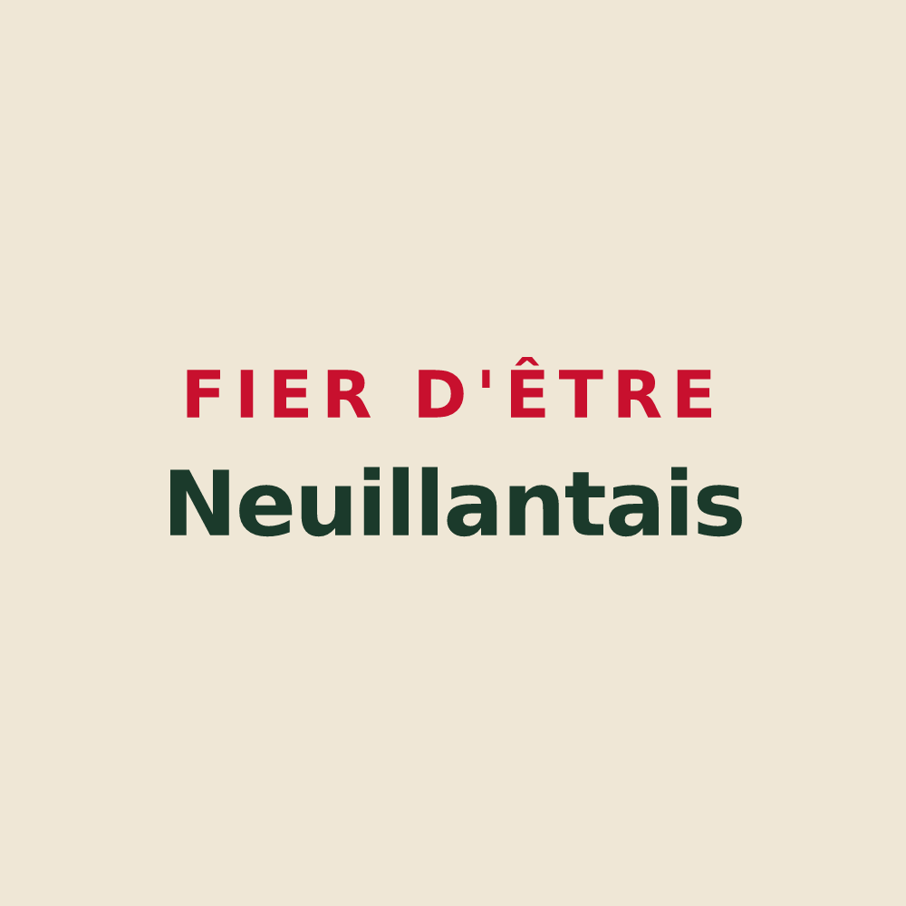 Tote bag « Fier d'être Neuillantais » — design pour Neuilly-sous-Clermont