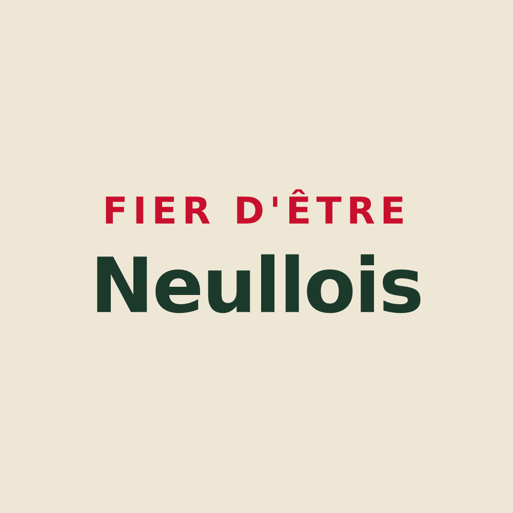 Tote bag « Fier d'être Neullois » — design pour Neulles