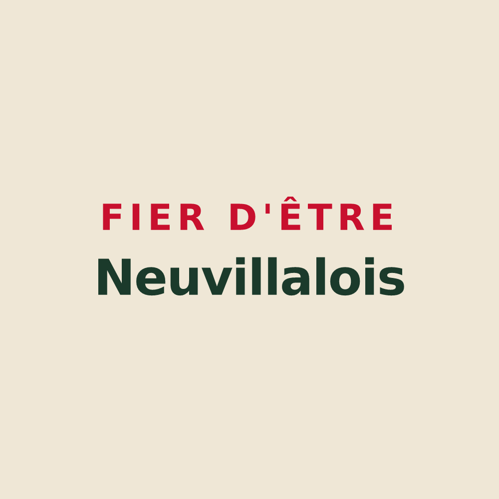 Tote bag « Fier d'être Neuvillalois » — design pour Neuvillalais