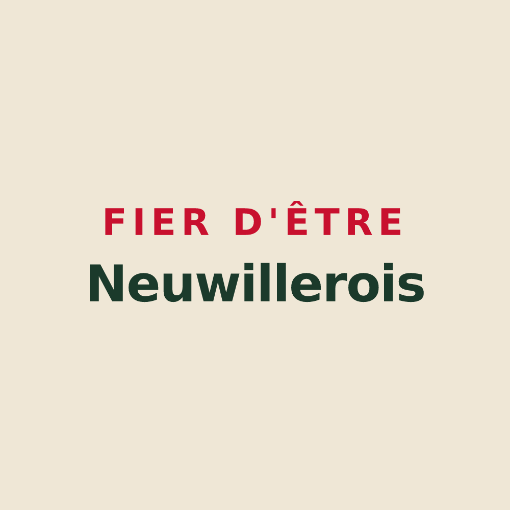Tote bag « Fier d'être Neuwillerois » — design pour Neuwiller-lès-Saverne