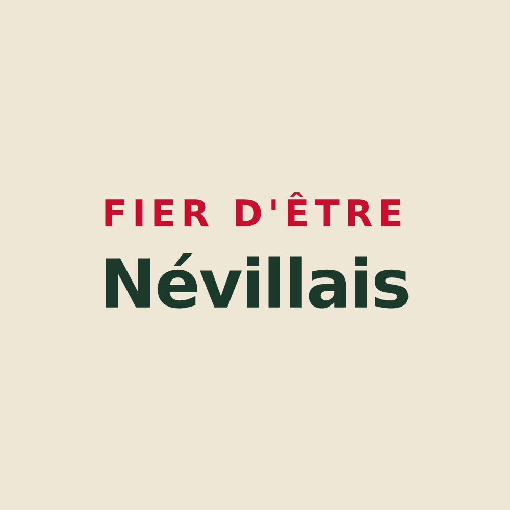 Tote bag « Fier d'être Névillais » — design pour Néville