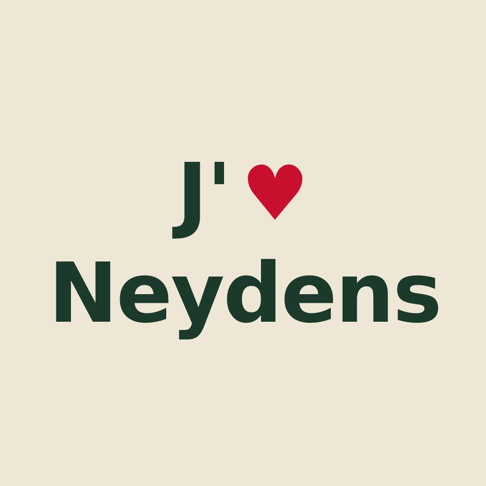 Tote bag personnalisé Neydens — design J'aime Neydens