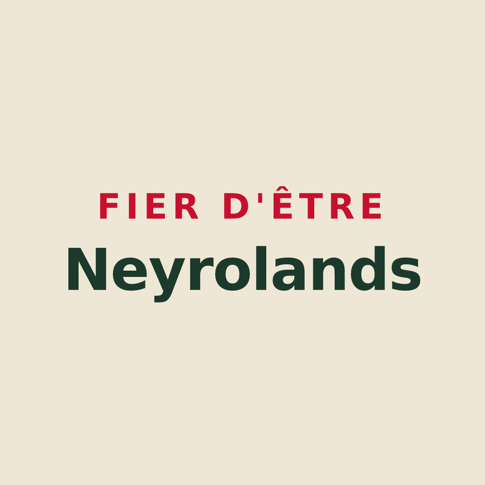 Tote bag « Fier d'être Neyrolands » — design pour Neyron