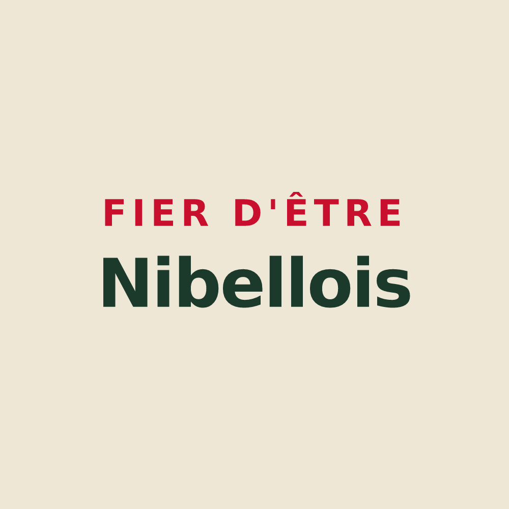 Tote bag « Fier d'être Nibellois » — design pour Nibelle