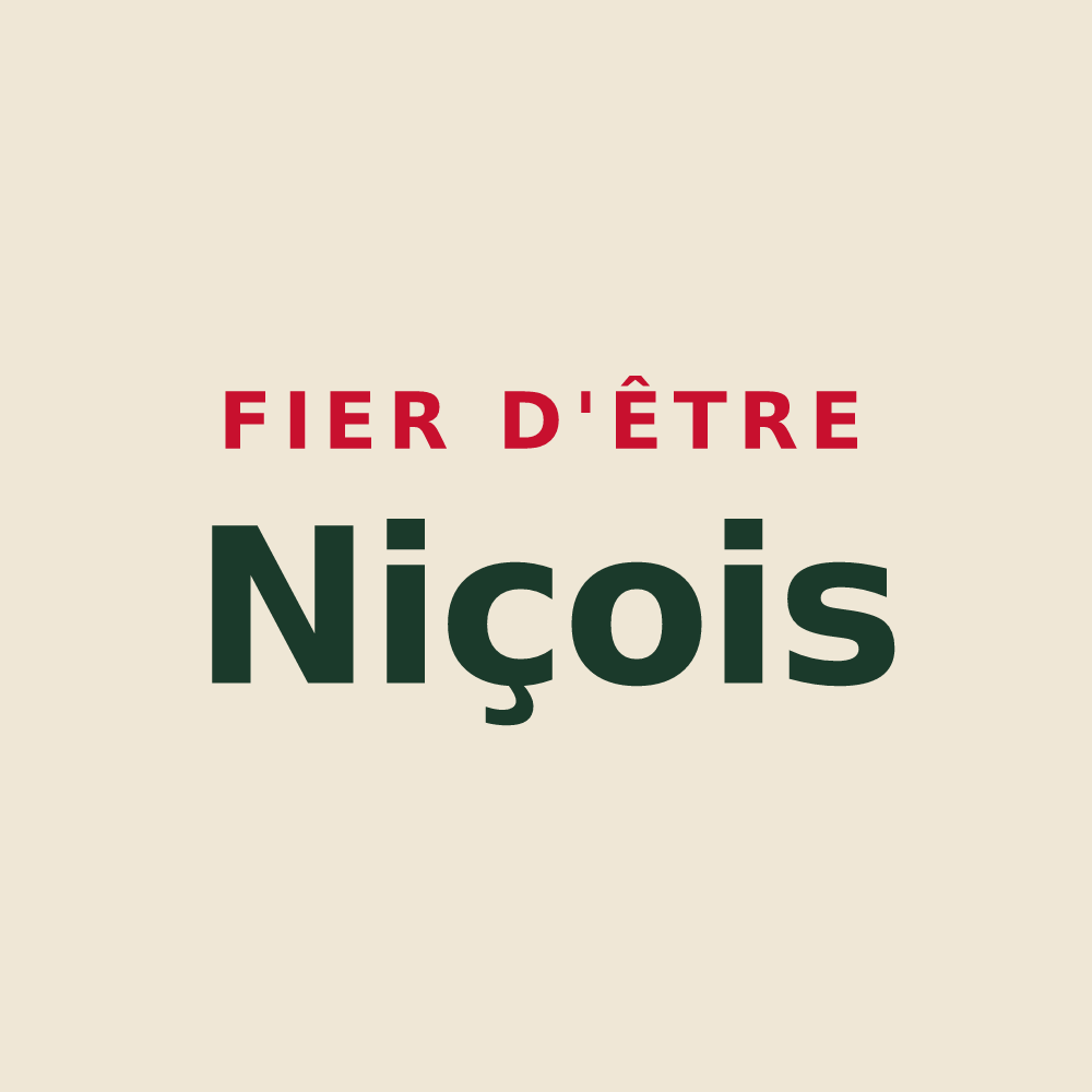 Tote bag « Fier d'être Niçois » — design pour Nice