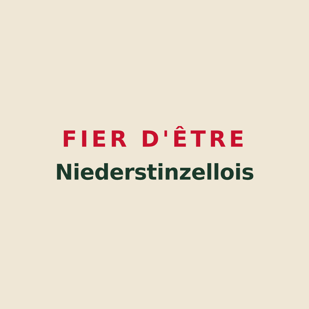 Tote bag « Fier d'être Niederstinzellois » — design pour Niederstinzel