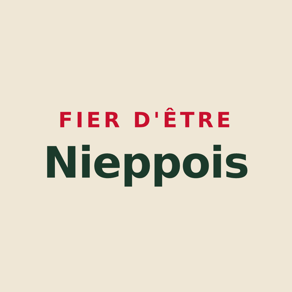 Tote bag « Fier d'être Nieppois » — design pour Nieppe