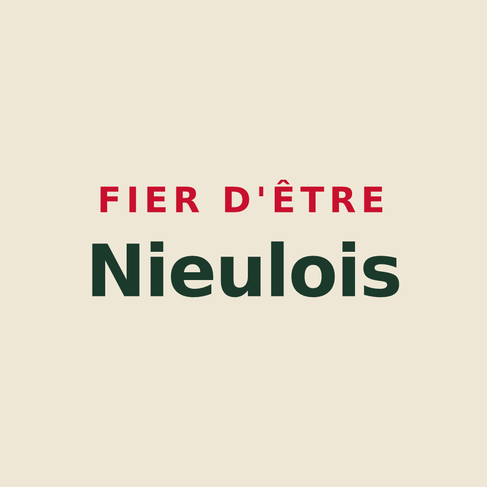 Tote bag « Fier d'être Nieulois » — design pour Nieul