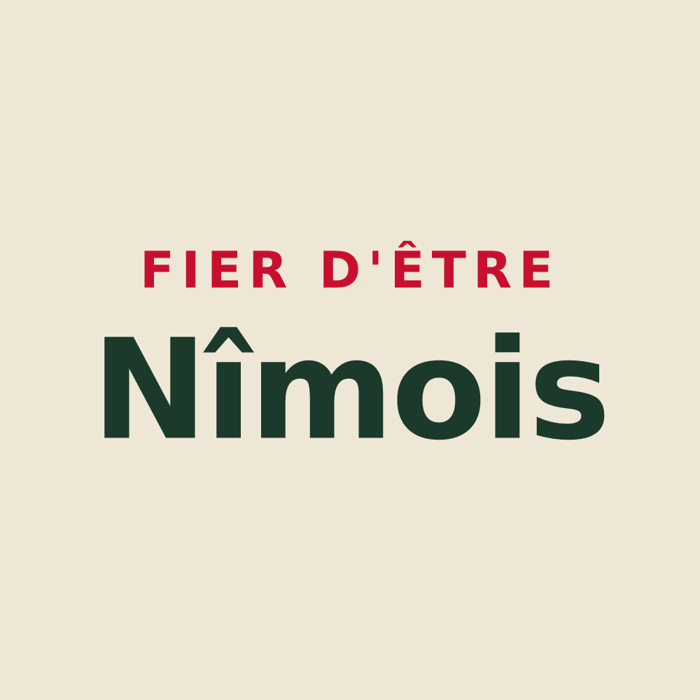 Tote bag « Fier d'être Nîmois » — design pour Nîmes