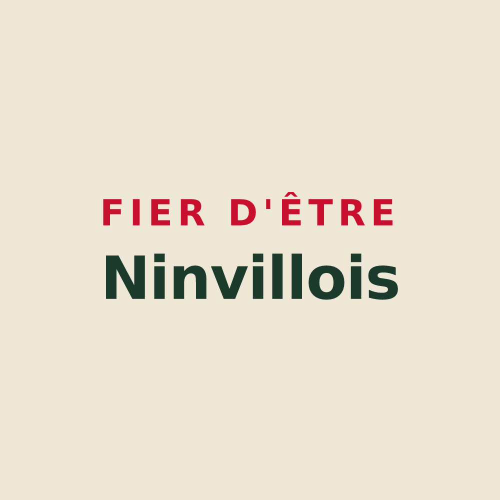 Tote bag « Fier d'être Ninvillois » — design pour Ninville