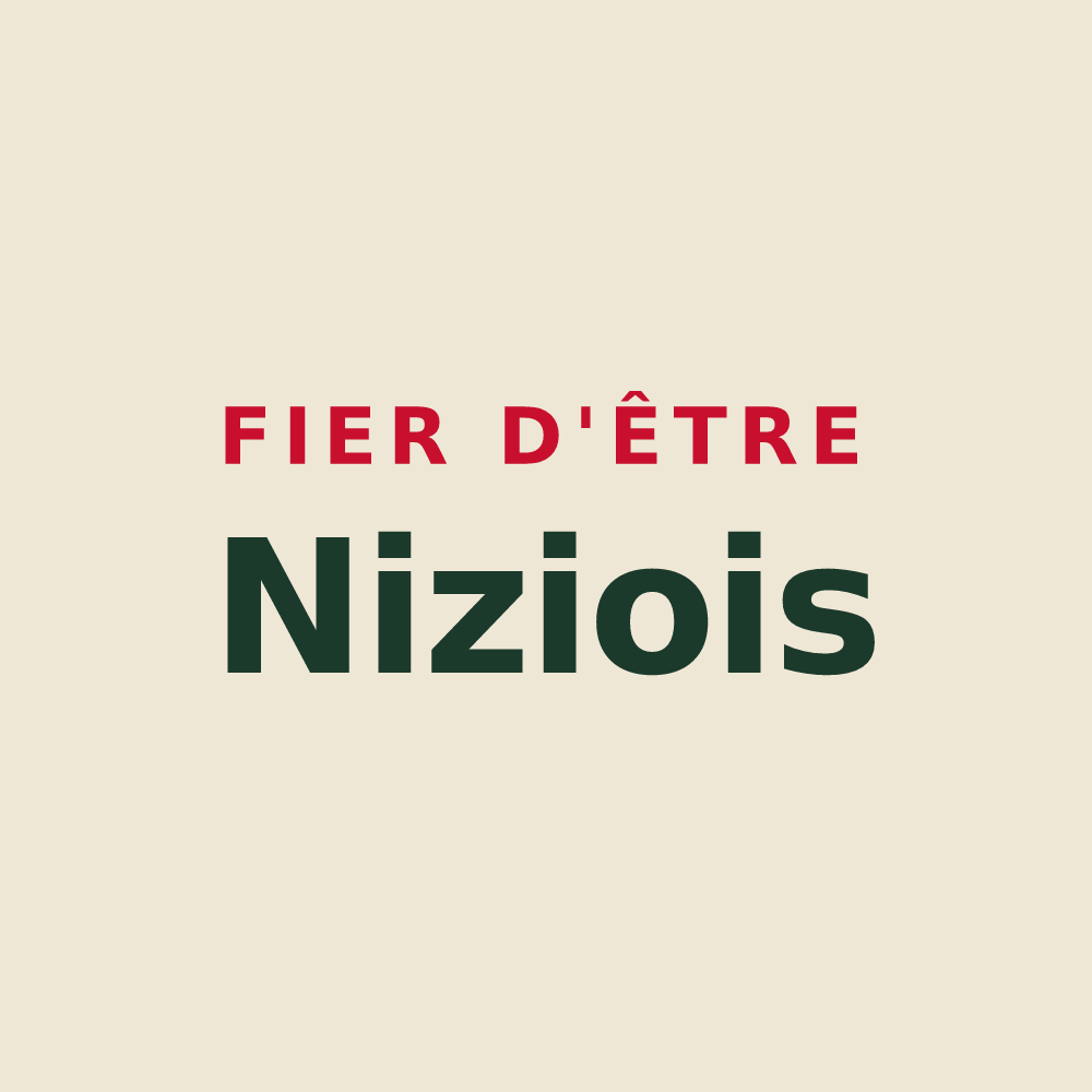 Tote bag « Fier d'être Niziois » — design pour Nizy-le-Comte