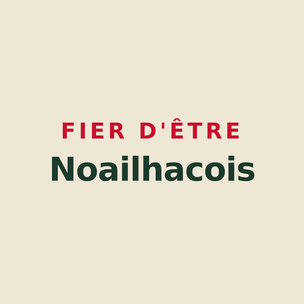 Tote bag « Fier d'être Noailhacois » — design pour Noailhac