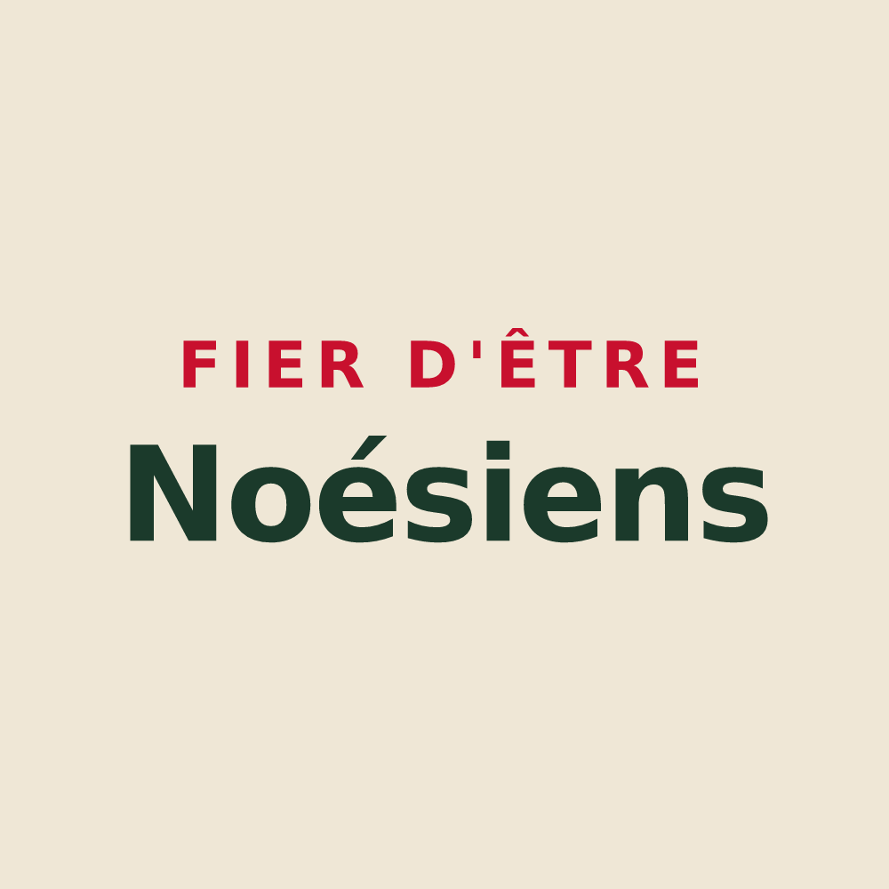 Tote bag « Fier d'être Noésiens » — design pour Noé