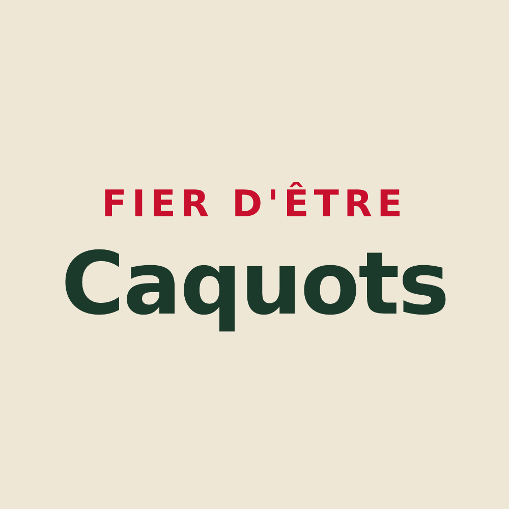 Tote bag « Fier d'être Caquots » — design pour Noé-les-Mallets