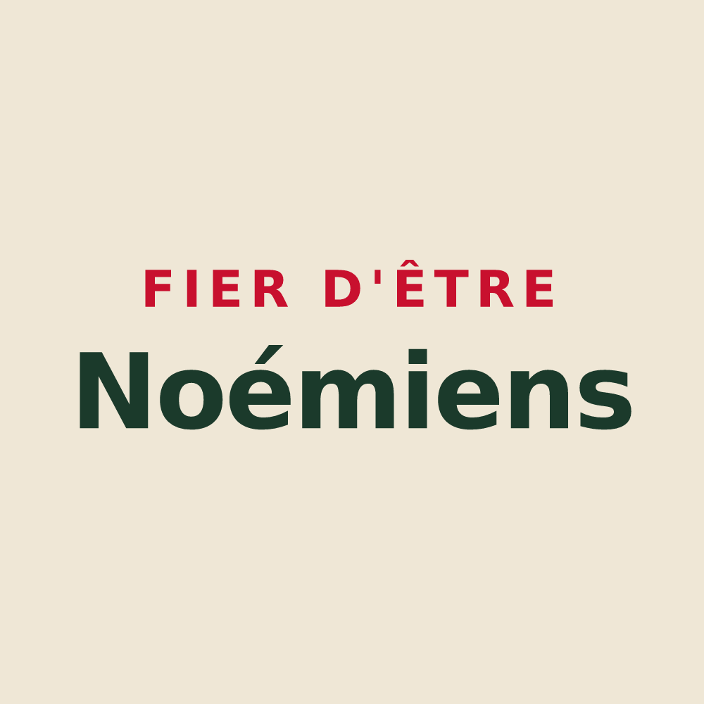 Tote bag « Fier d'être Noémiens » — design pour Noé