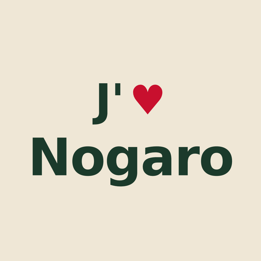Tote bag personnalisé Nogaro — design J'aime Nogaro