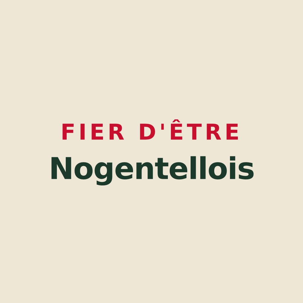 Tote bag « Fier d'être Nogentellois » — design pour Nogentel