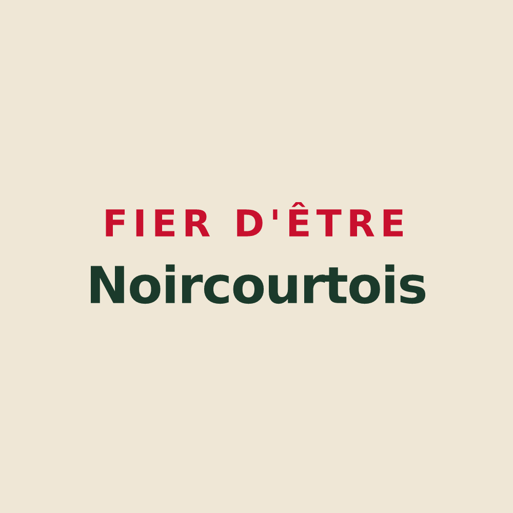 Tote bag « Fier d'être Noircourtois » — design pour Noircourt