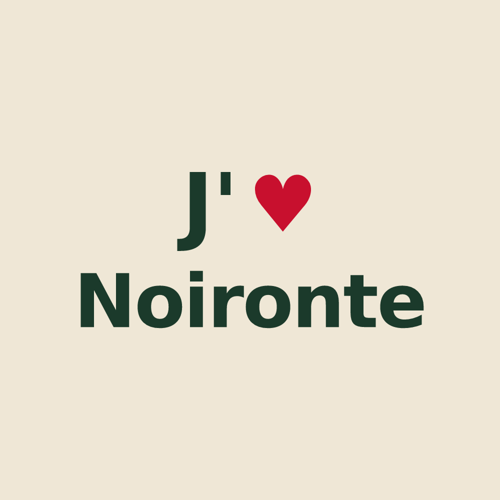 Tote bag personnalisé Noironte — design J'aime Noironte
