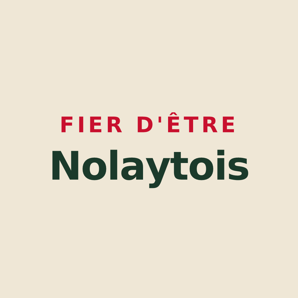 Tote bag « Fier d'être Nolaytois » — design pour Nolay