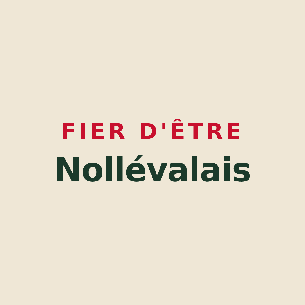 Tote bag « Fier d'être Nollévalais » — design pour Nolléval